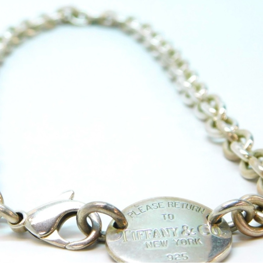 Return To Tiffany Oval Tag Choker Necklace